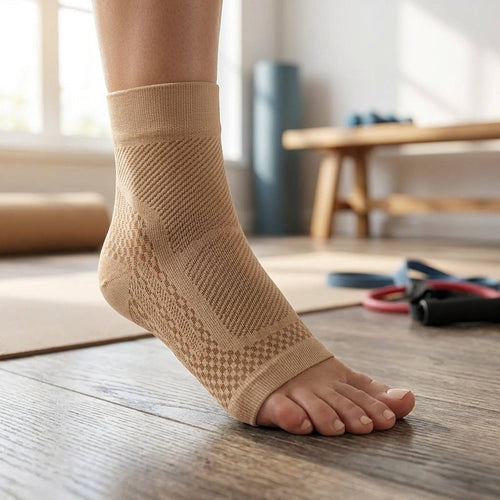 Breathable Ankle Compression Sleeve - Sport & Daily Support