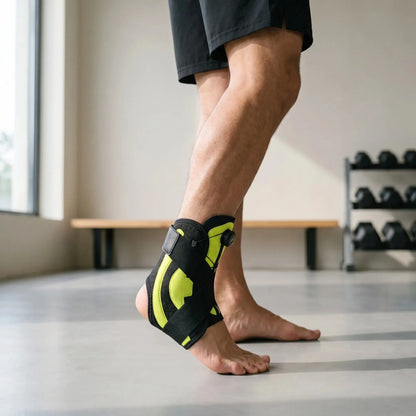 Dial Adjustment Crossed Ankle Sleeve - Running & Basketball Precision