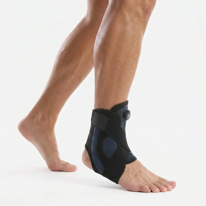 Dial Adjustment Crossed Ankle Sleeve - Running & Basketball Precision