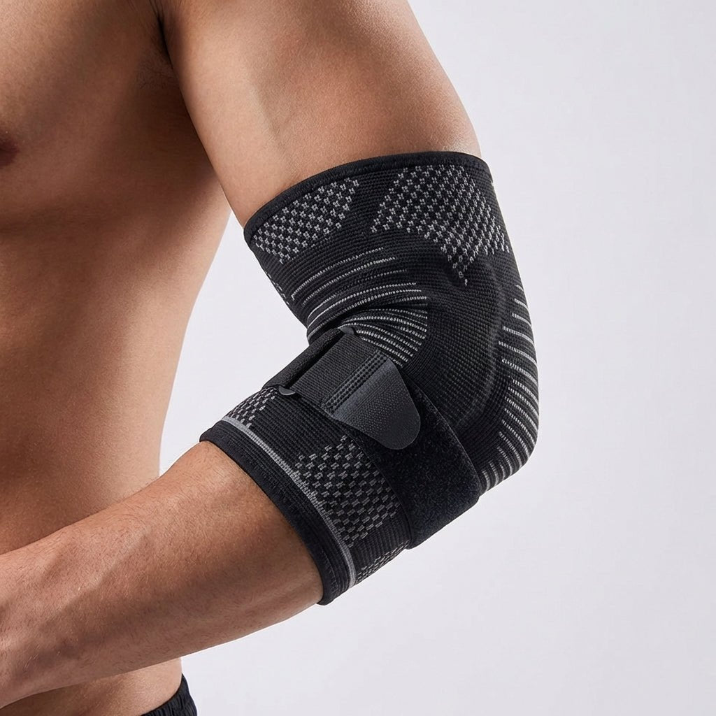 Adjustable Elbow Compression Sleeve - Sport & Tennis Elbow Relief