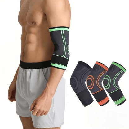 Elbow Compression Sleeve with Adjustable Strap - Sport & Pain