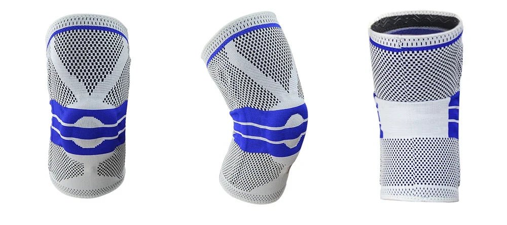 3D Knee Sleeve with Stabilizers & Gel Pad - Sport & Gym Premium