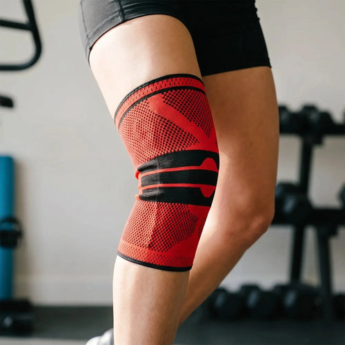 3D Knee Sleeve with Stabilizers & Gel Pad - Sport & Gym Premium