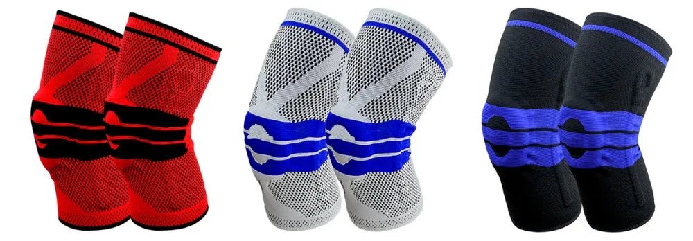3D Knee Sleeve with Stabilizers & Gel Pad - Sport & Gym Premium
