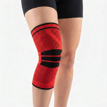 3D Knee Sleeve with Stabilizers & Gel Pad - Sport & Gym Premium