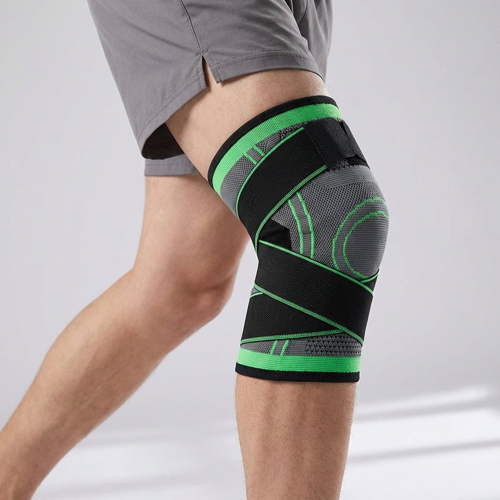 Adjustable Knee Sleeve with Straps - Running & Hiking Support