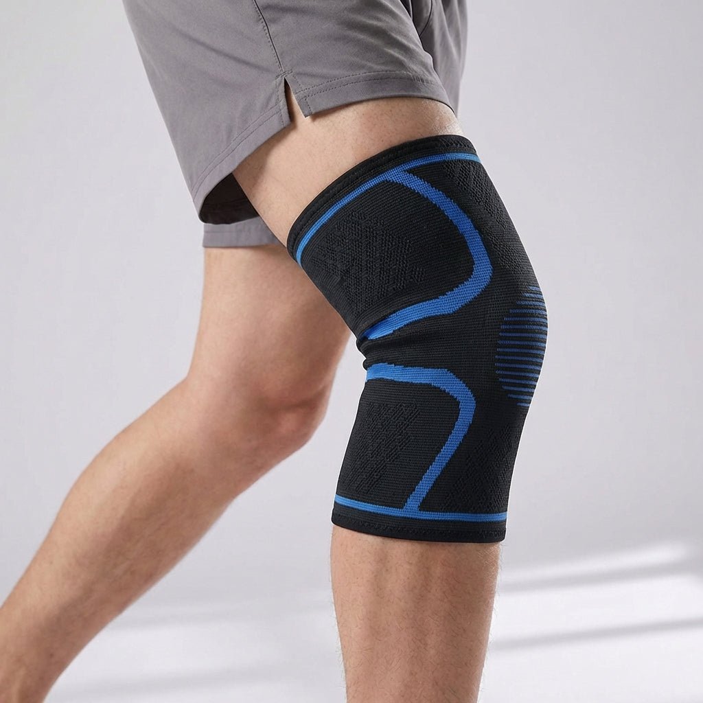 Adjustable Knee Sleeve with Straps - Running & Hiking Support