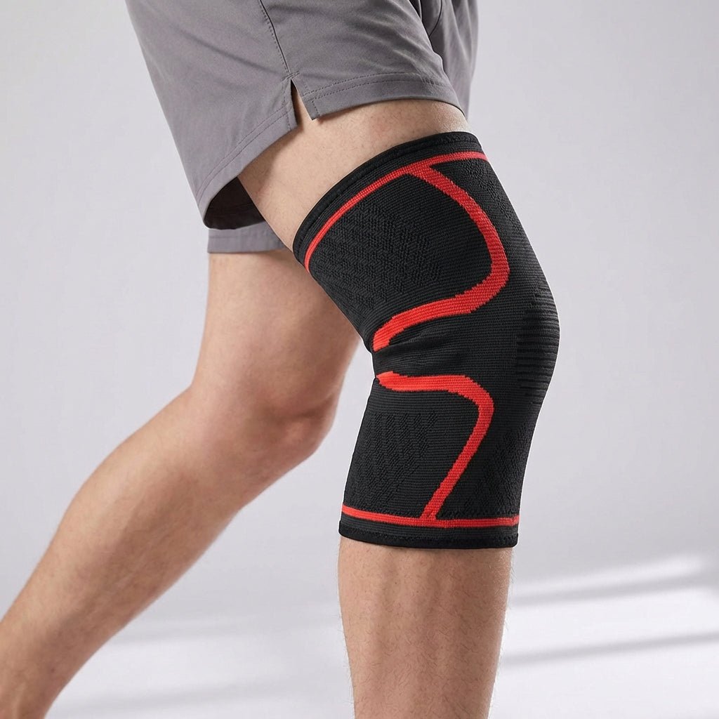 Adjustable Knee Sleeve with Straps - Running & Hiking Support