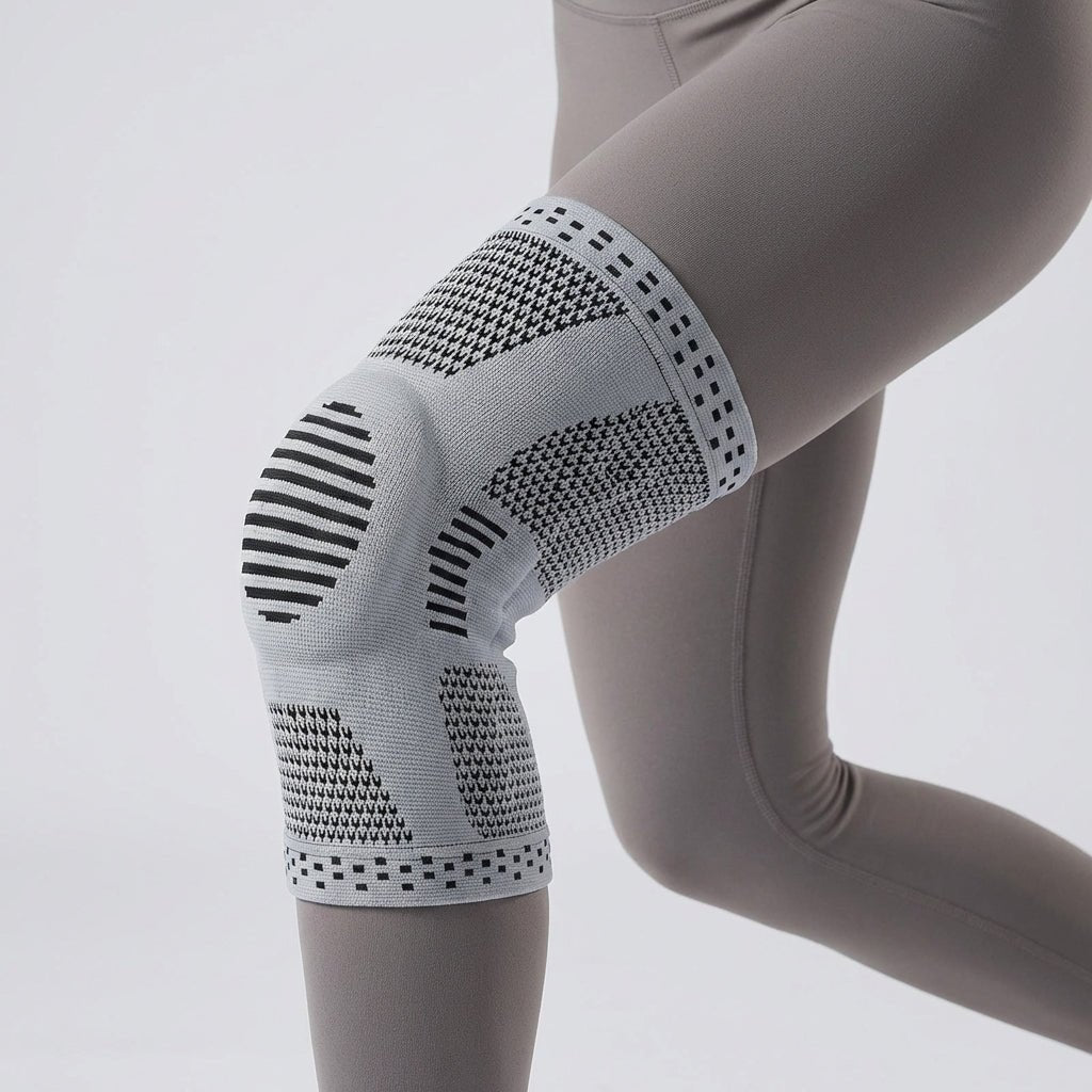 Knee Compression Sleeve with Cushioning - Support & Protection Comfort