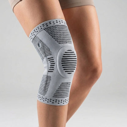 Knee Compression Sleeve with Cushioning - Support & Protection Comfort