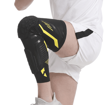 Knee Compression Sleeve with Padded Protection - Contact Sport L/R