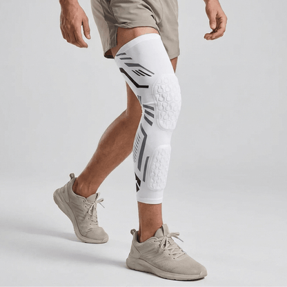Knee Compression Sleeve with Padded Protection - Contact Sport L/R
