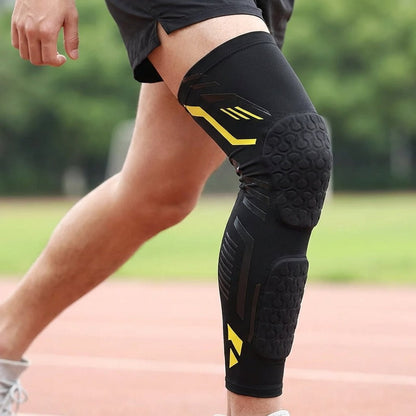 Knee Compression Sleeve with Padded Protection - Contact Sport L/R