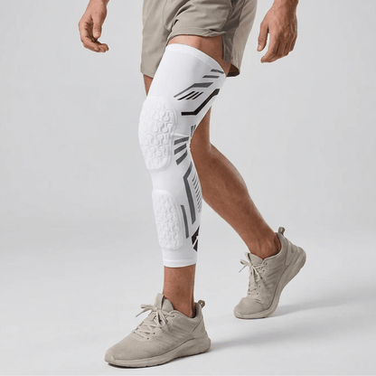 Knee Compression Sleeve with Padded Protection - Contact Sport L/R