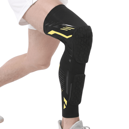 Knee Compression Sleeve with Padded Protection - Contact Sport L/R