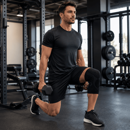 Knee Compression Sleeve - Running & Cycling Performance