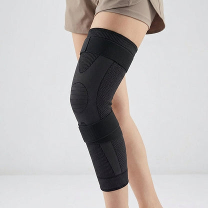 Long Non-Slip Knee Sleeve - Compression & Integrated Bandage