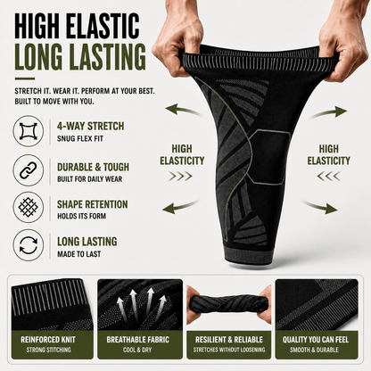 Full Leg Compression Sleeve - Knee & Thigh Integrated Support