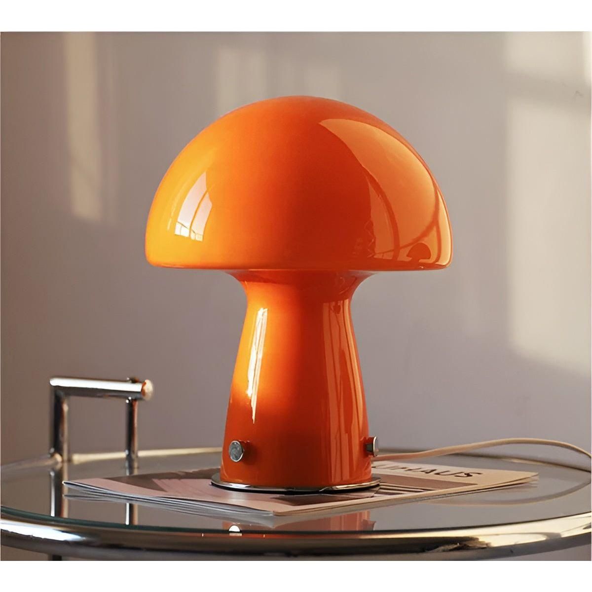 Marlo Mushroom Lampe Designer Scandinave USB | Ambiance Orange Décorative