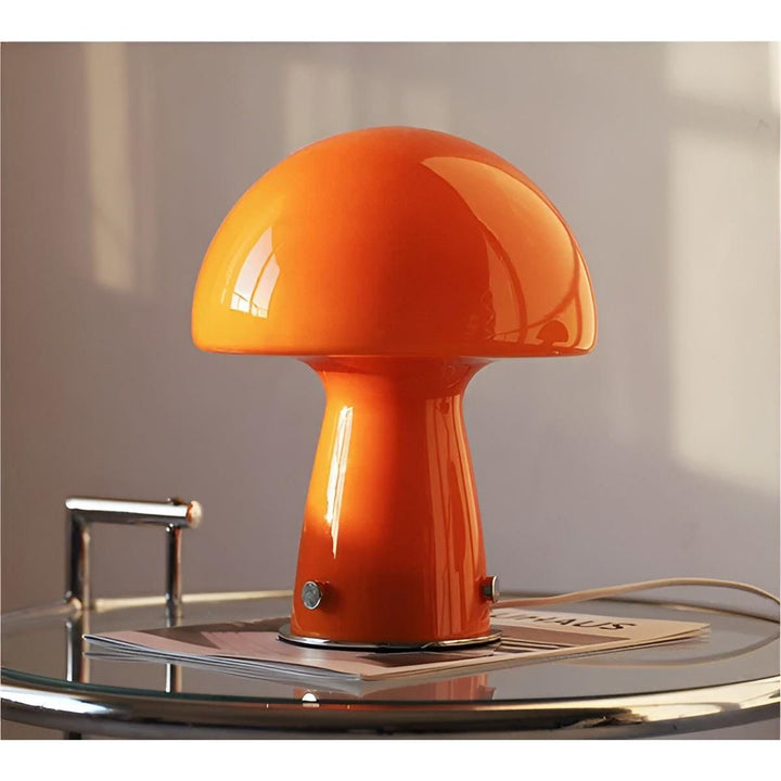 Marlo Mushroom Lampe Designer Scandinave USB | Ambiance Orange Décorative