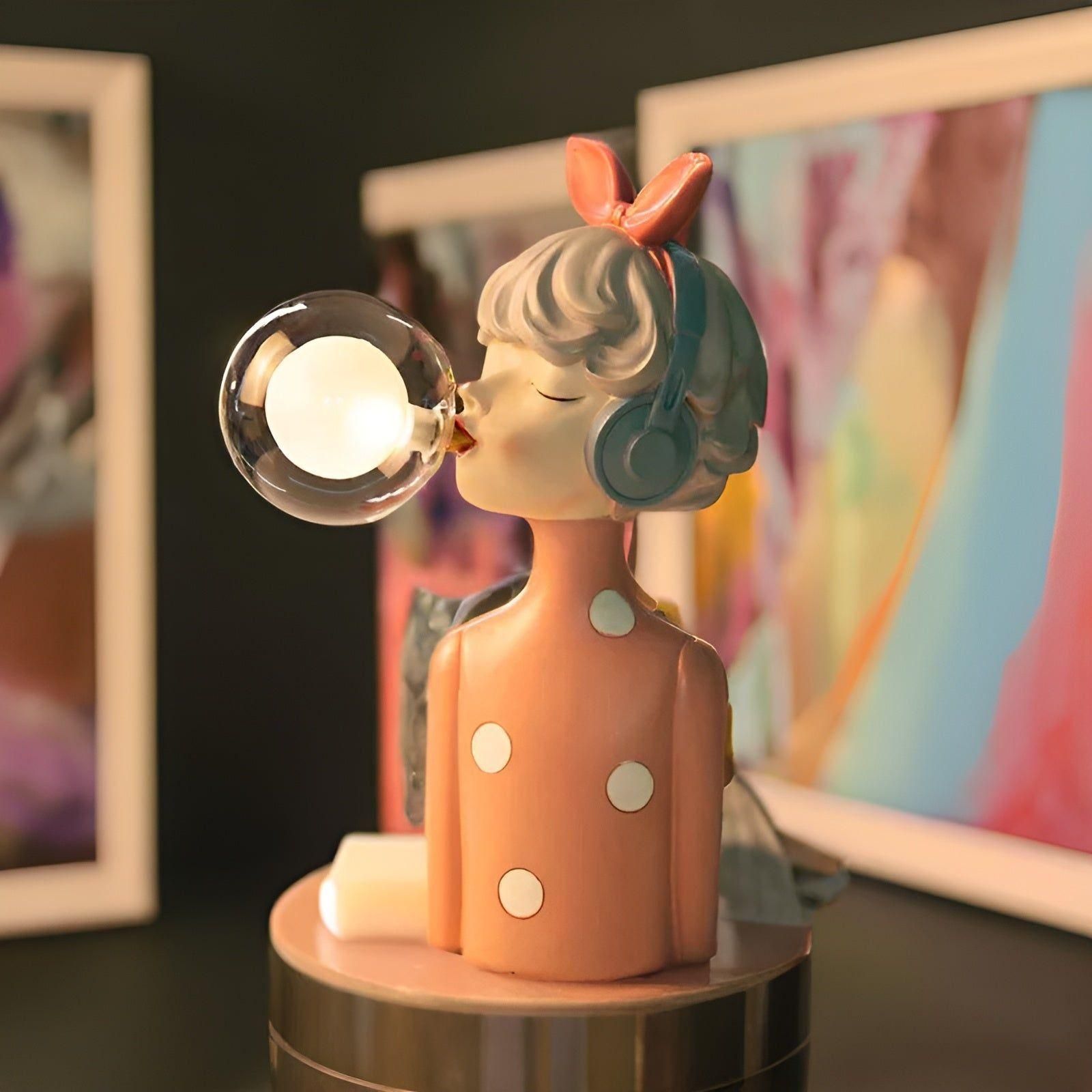 Bubble Girl Veilleuse USB Ornement | Ava ou Mia Bulles Lumineuses Décoratives