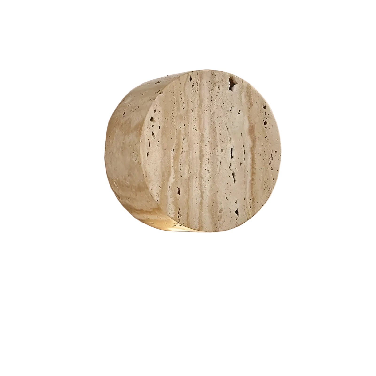 Applique Pierre Naturelle Élégante | Lumière Chaude Intérieur Stylé