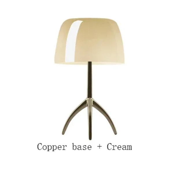 Nordic Élégance Lampe Charmante | Chrome et Crème 20×35cm Moderne