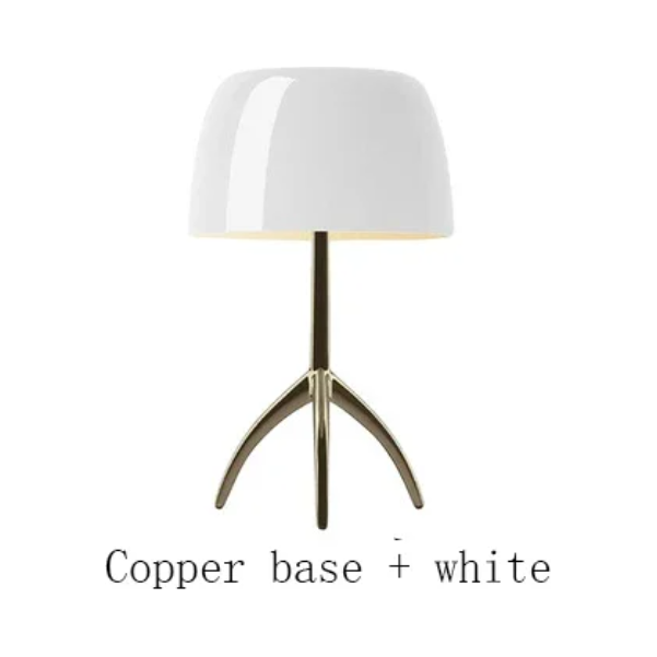 Nordic Élégance Lampe Charmante | Chrome et Crème 20×35cm Moderne