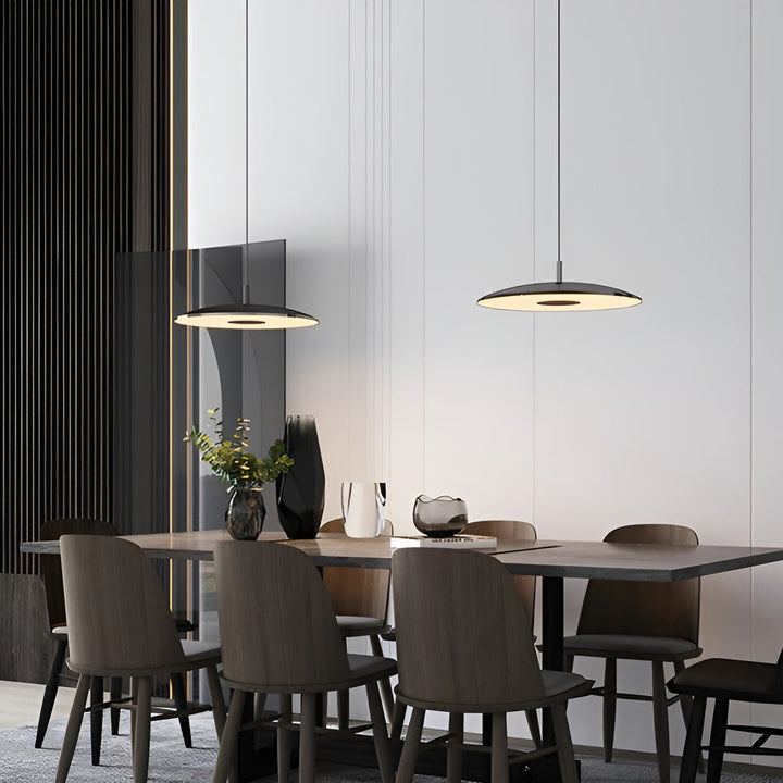 Suspension LED Fer et Nickel Décorative Moderne | Lumière Chaude Élégante