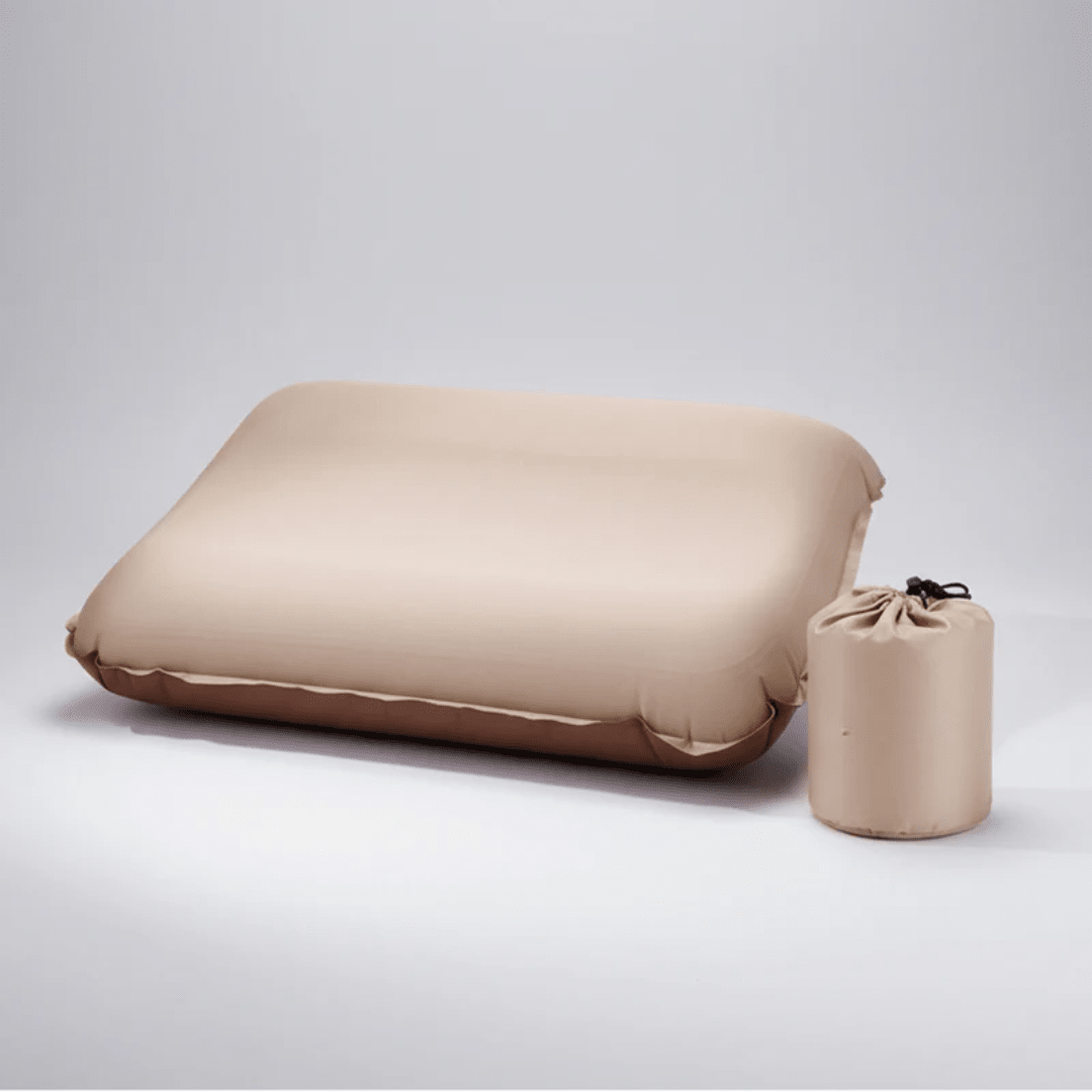 Self-Inflating Ultralight Camping Travel Pillow - Independent Setup