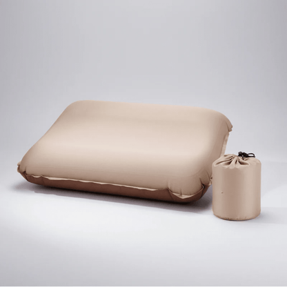 Self-Inflating Ultralight Camping Travel Pillow - Independent Setup