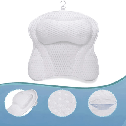 Bath Pillow Neck & Back Support - Premium Bathtub Relaxation