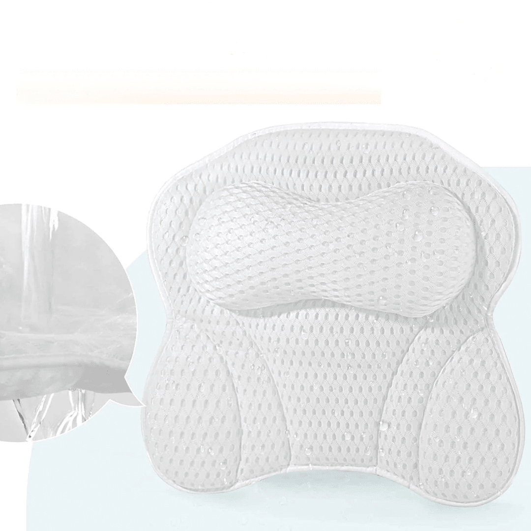 Bath Pillow Neck & Back Support - Premium Bathtub Relaxation
