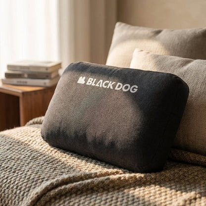 Portable Memory Foam Square Pillow - Camping & Nap Premium