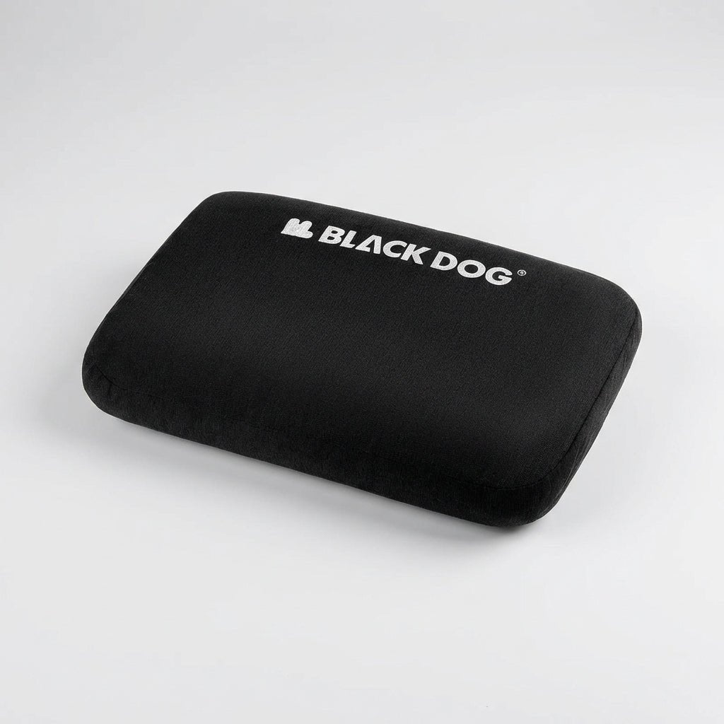 Portable Memory Foam Square Pillow - Camping & Nap Premium