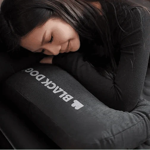 Portable Memory Foam Square Pillow - Camping & Nap Premium
