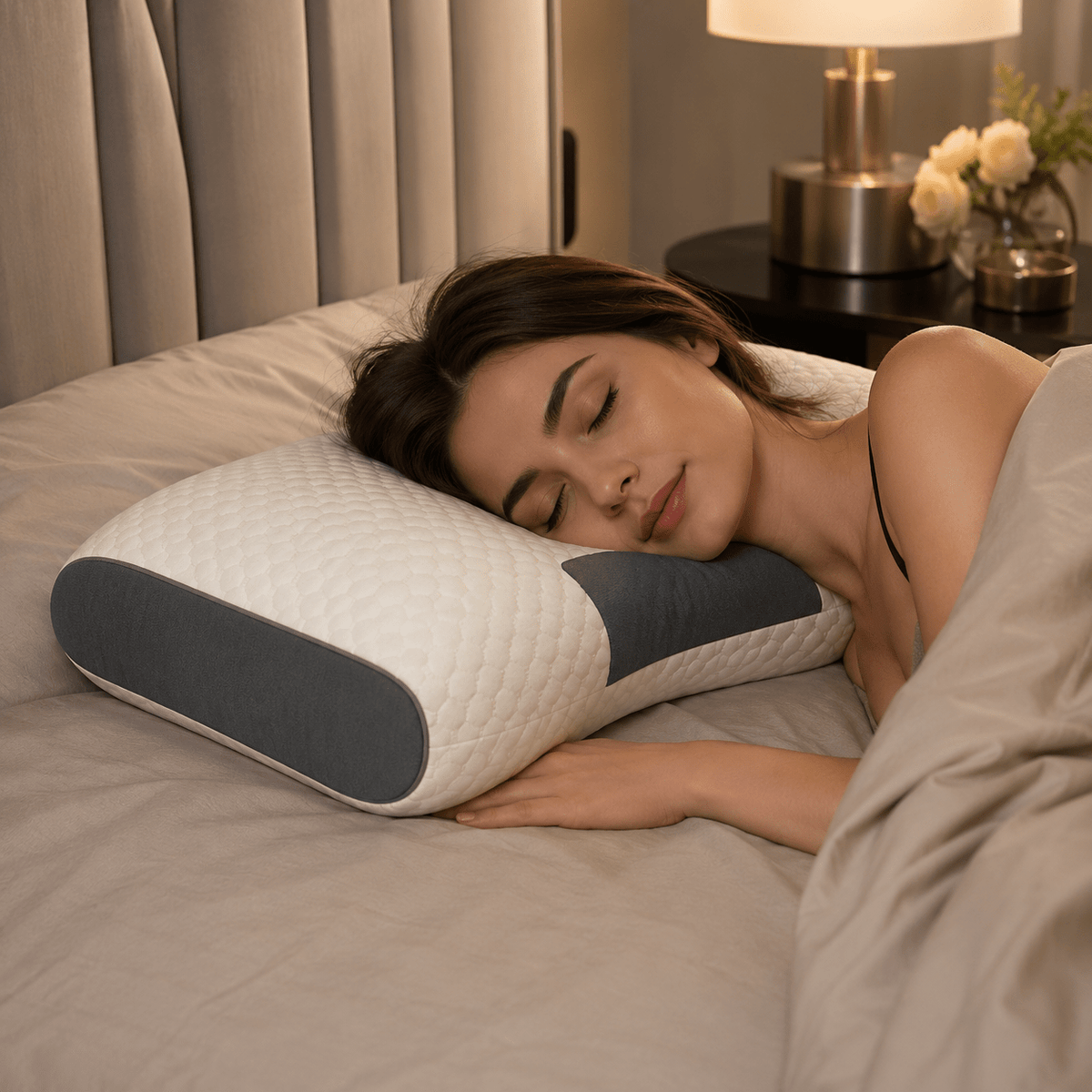 Orthopedic Cervical Massage Pillow - Ergonomic Contour