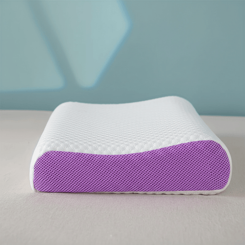 Premium Breathable Memory Foam Cervical Pillow - With Cases Included