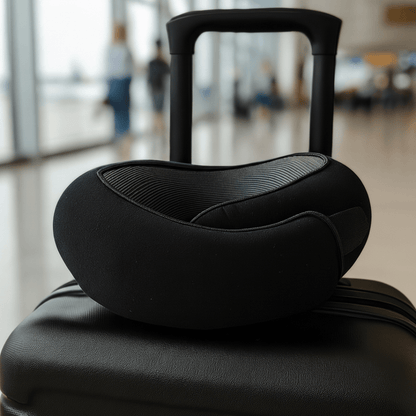 Travel Neck Memory Foam Pillow - Premium Cervical Support