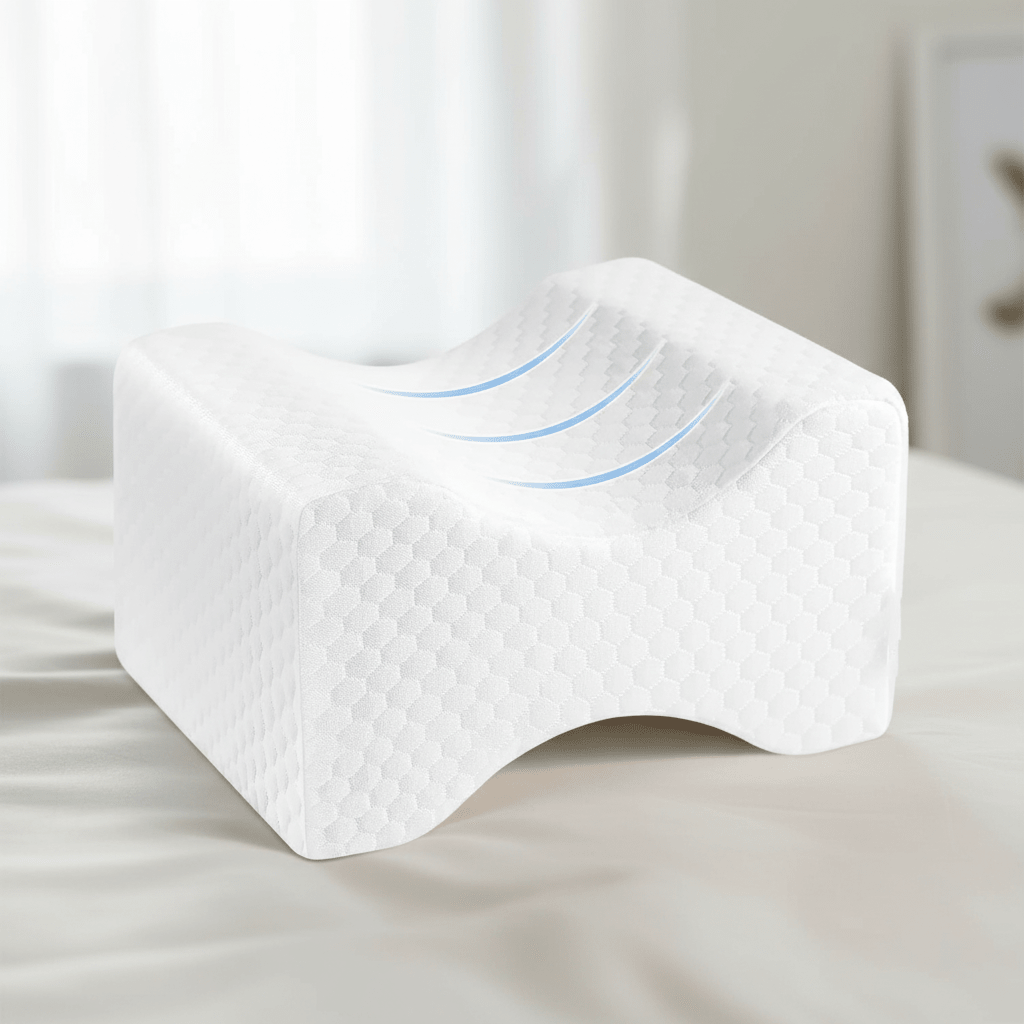 Knee Pillow Memory Foam - Side Sleepers Perfect Alignment