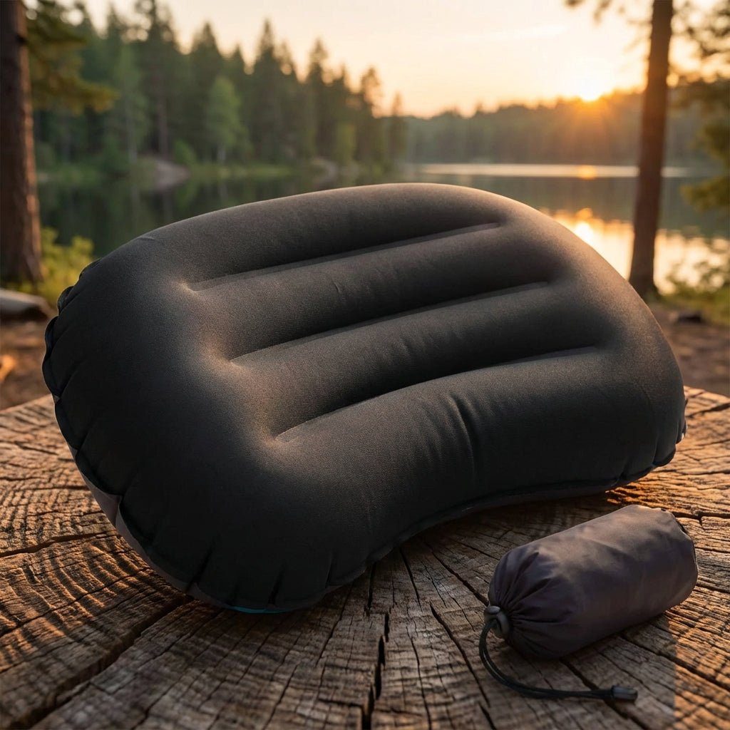 Compact Inflatable Backpacking Pillow - Minimal Travel Comfort