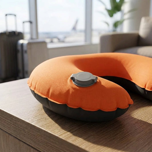 Compact Inflatable Pillow - Comfortable Nap for Travel
