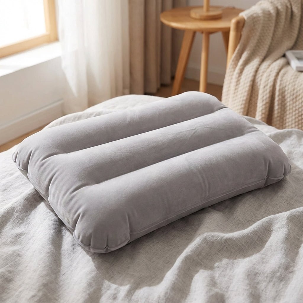 Portable Inflatable Pillow - Camping & Airplane Universal Comfort
