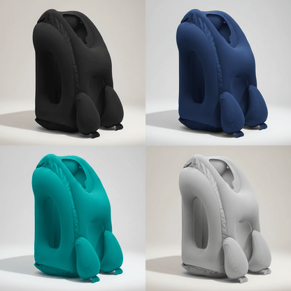 Inflatable Chin & Neck Support Pillow - Upright Head Travel