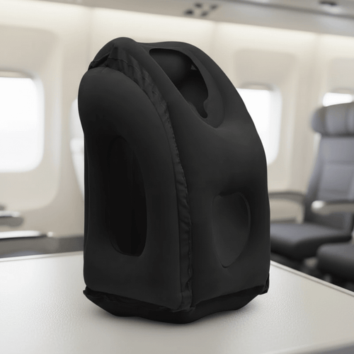 Inflatable Chin & Neck Support Pillow - Upright Head Travel