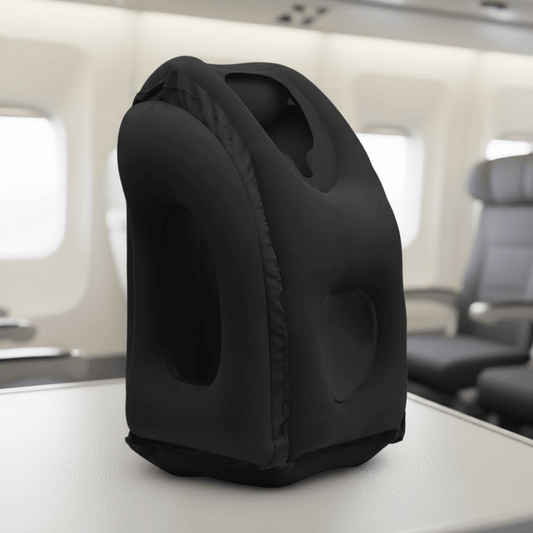 Inflatable Chin & Neck Support Pillow - Upright Head Travel