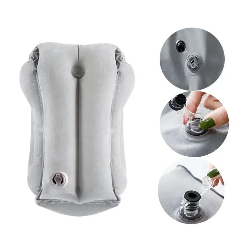 Inflatable Chin & Neck Support Pillow - Upright Head Travel