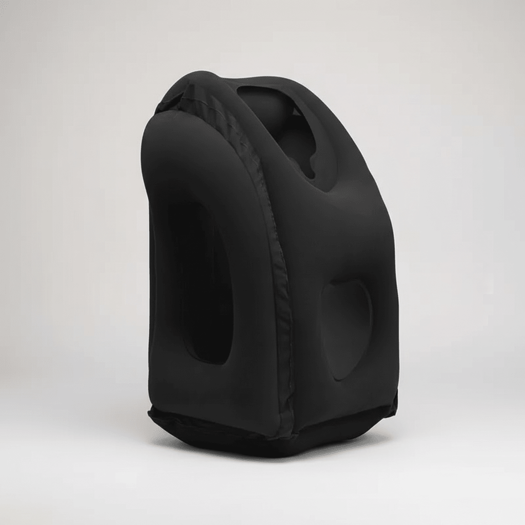 Inflatable Chin & Neck Support Pillow - Upright Head Travel