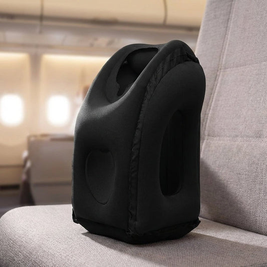 Inflatable Chin Support Nap Pillow - Forward Lean Position