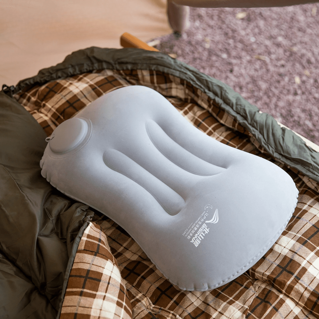 Ultralight Inflatable Camping Pillow - Cervical Outdoor Support